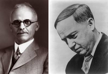 Picture of Heber Curtis and Harlow Shapley